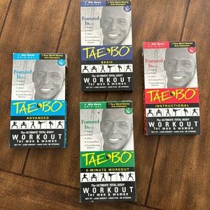 Billy Banks Original  - Tae-Bo VCR - set of 4 Vintage 1998